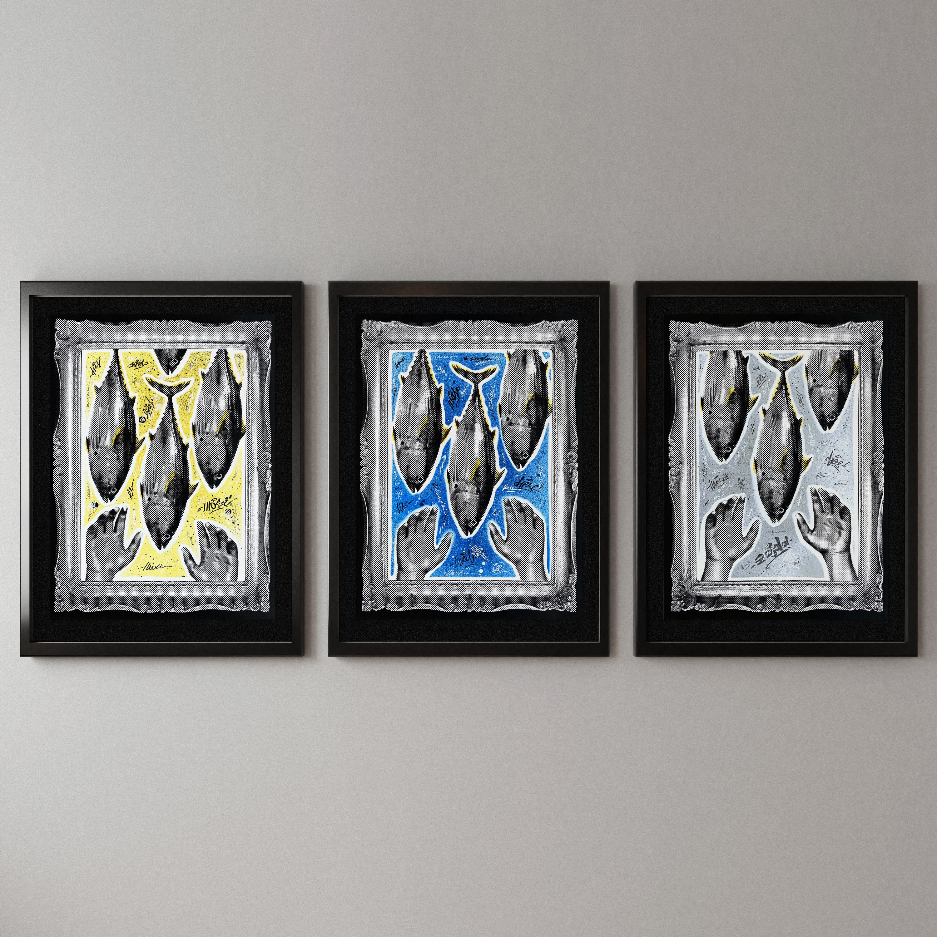 Trittico "La tonna dal cielo. Esodo 16.14-18"
