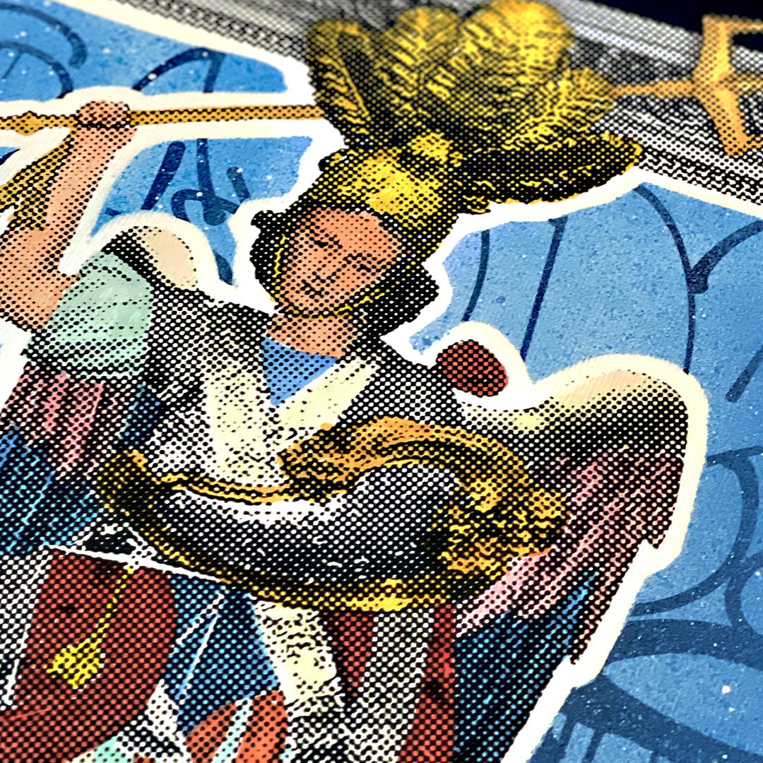 Saint Michael the Archangel Fisherman | Blue HPM